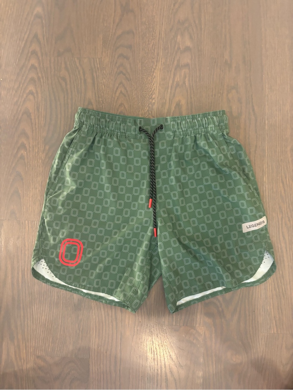 Overtime x Legends Men's Green Athletic Shorts